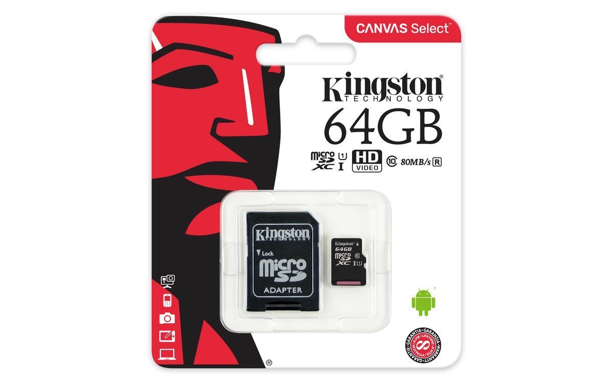 メモリーカード 64GB Amazon | Kingston 64GB SDXC マイクロキャンバスセレクトメモリー